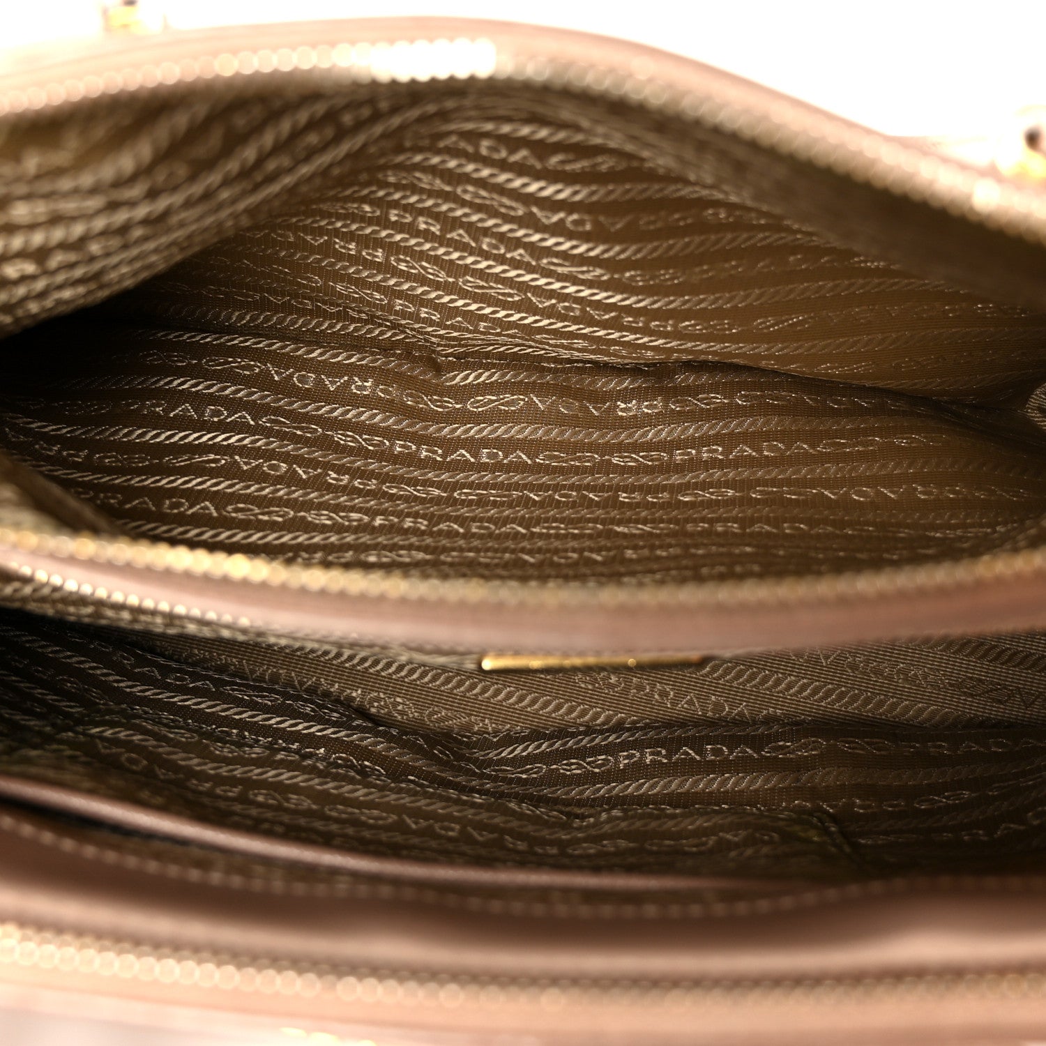 Prada Saffiano Small Galleria Double Zip Tote Cammeo 1887432