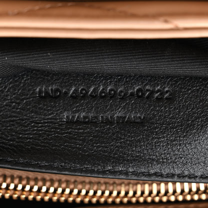 Saint Laurent Calfskin Y Quilted Monogram Small Loulou Chain Satchel Dark Beige 7 of 13