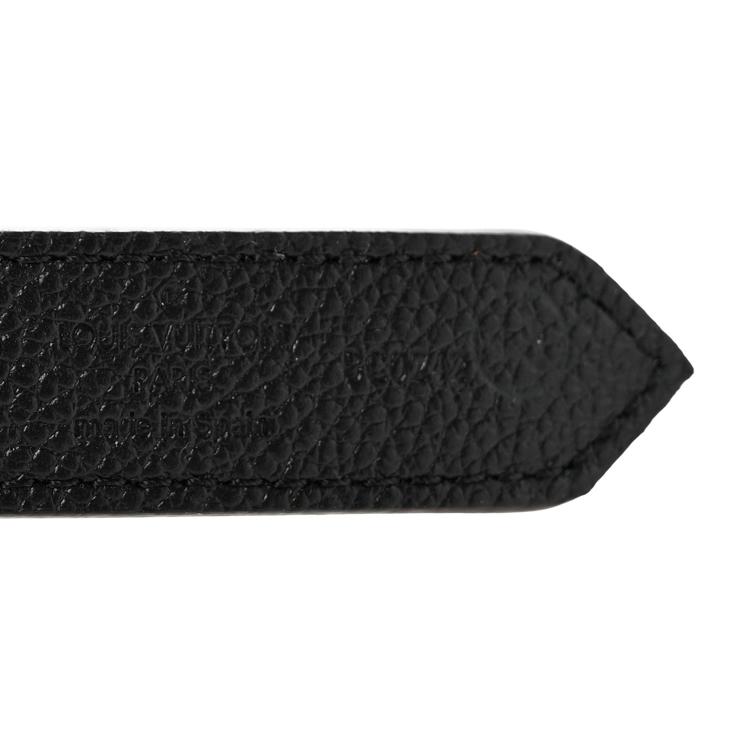 Louis Vuitton Monogram Calfskin 20mm LV Circle Reversible Belt 85 34 Black 7 of 8