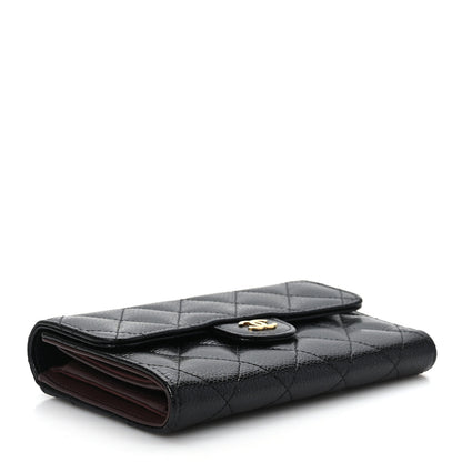 Chanel Caviar Quilted Medium Flap Wallet Black 4 of 8