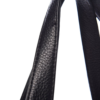 Burberry Brit Studded Calfskin Shopper Medium Black 9 of 12