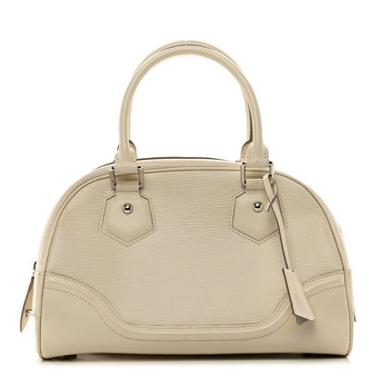 Louis Vuitton Epi Bowling Montaigne PM Ivory 1 of 12