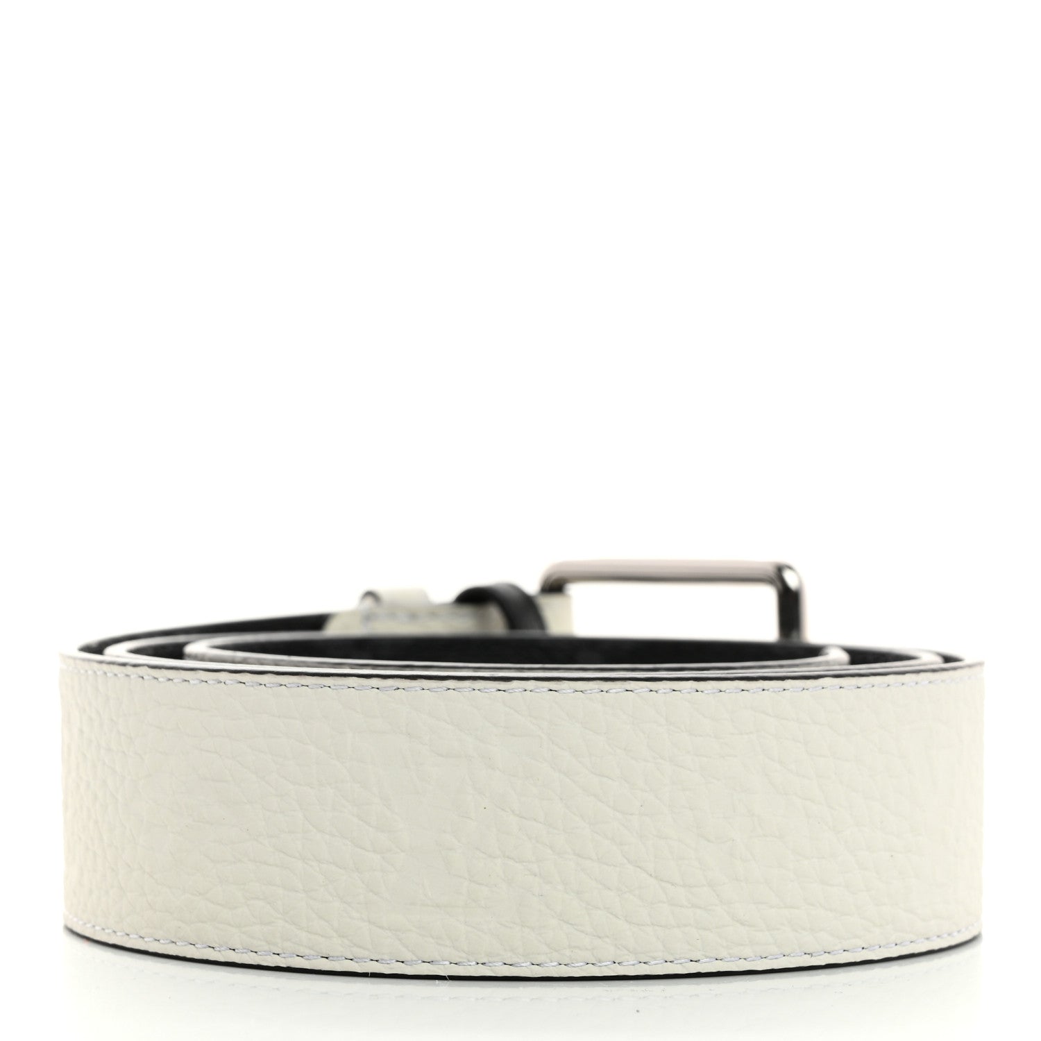 Louis Vuitton Monogram Eclipse Citizen 40mm Reversible Belt 95 38 White 3 of 7