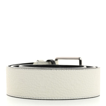 Louis Vuitton Monogram Eclipse Citizen 40mm Reversible Belt 95 38 White 3 of 7