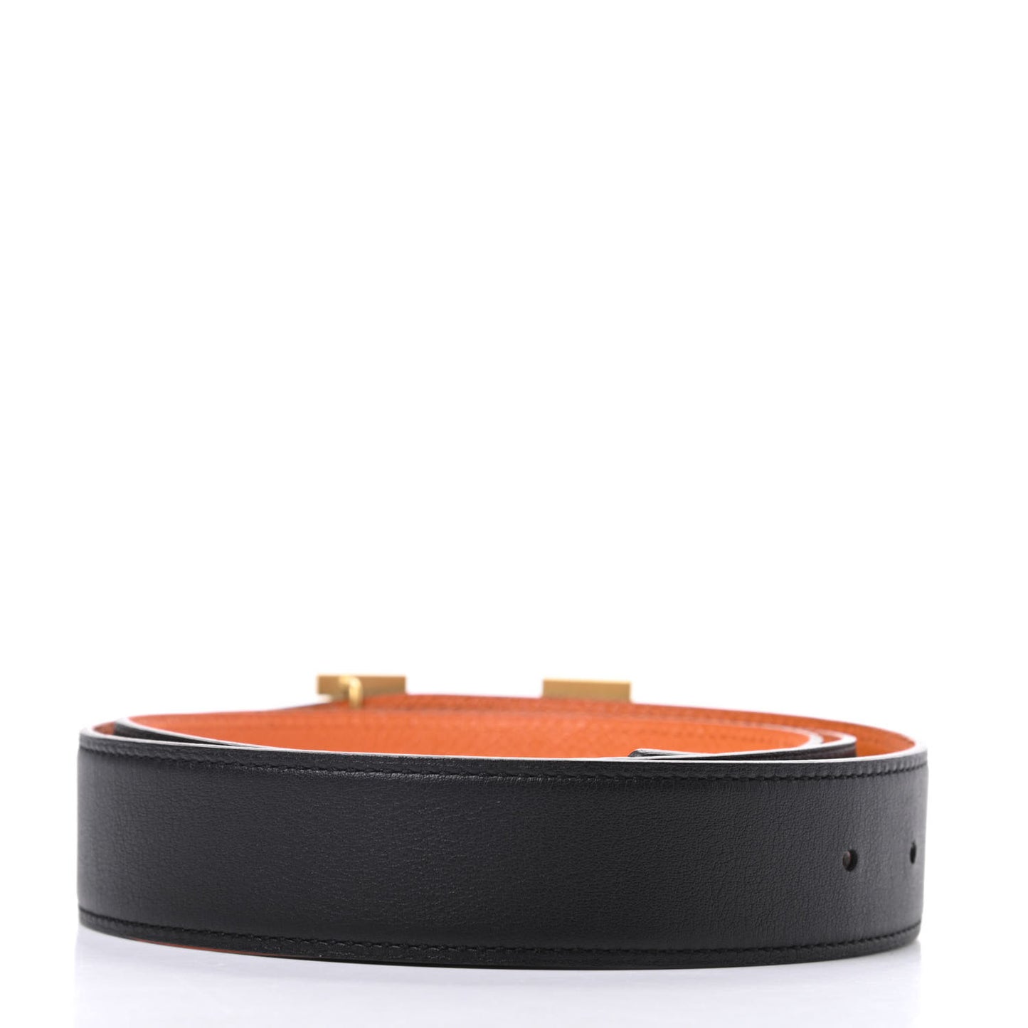 Swift Epsom 32mm H Belt 85 Black Orange
