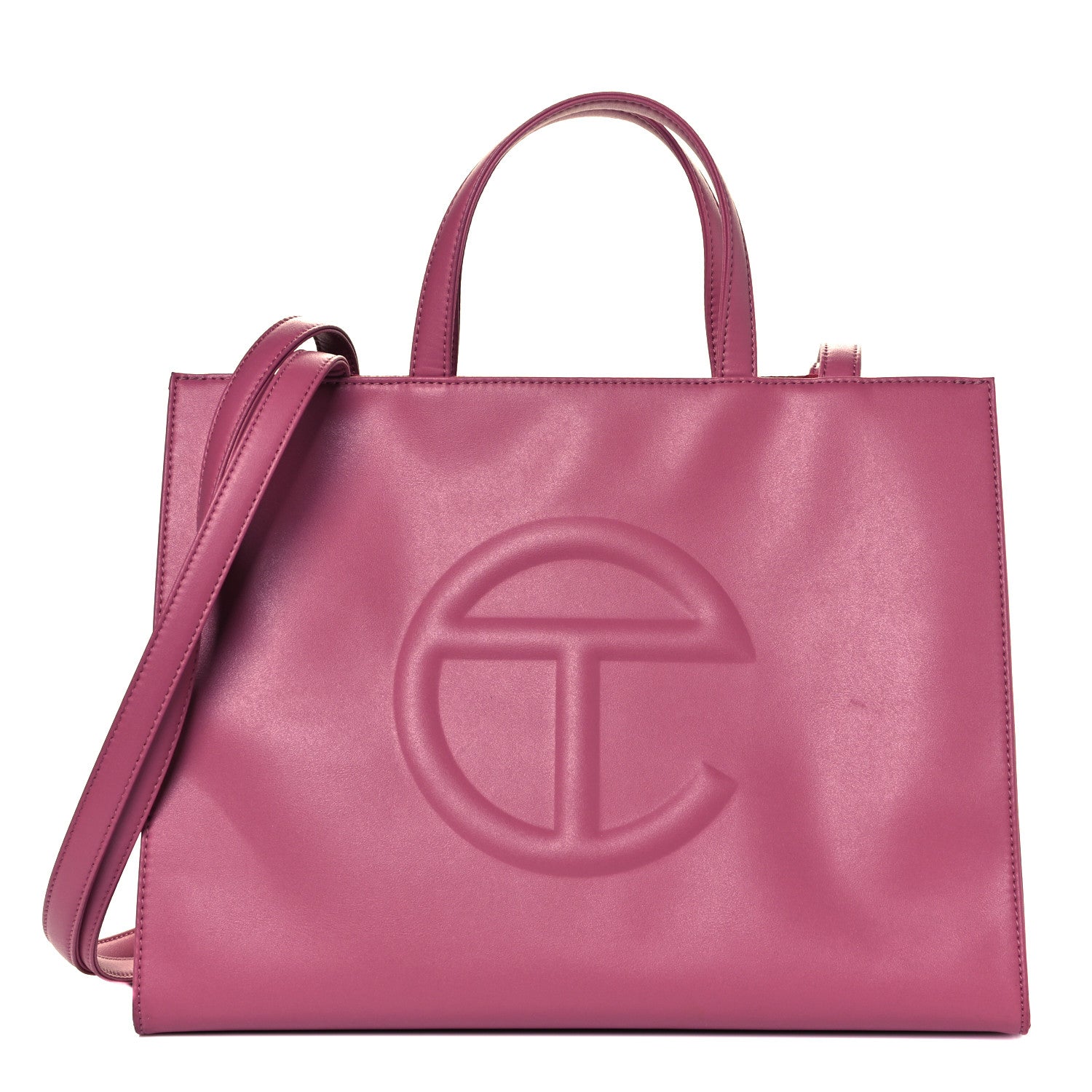 Telfar Vegan Leather Medium Shopping Bag Corned Beef 1 of 11
