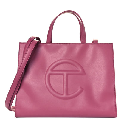 Telfar Vegan Leather Medium Shopping Bag Corned Beef 1 of 11