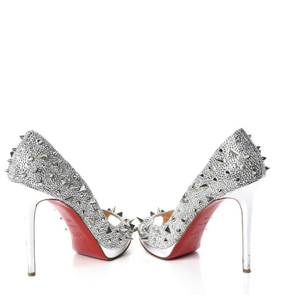 Christian Louboutin Strass Very Mix 150 Pumps 41.5 Silver 6 of 25