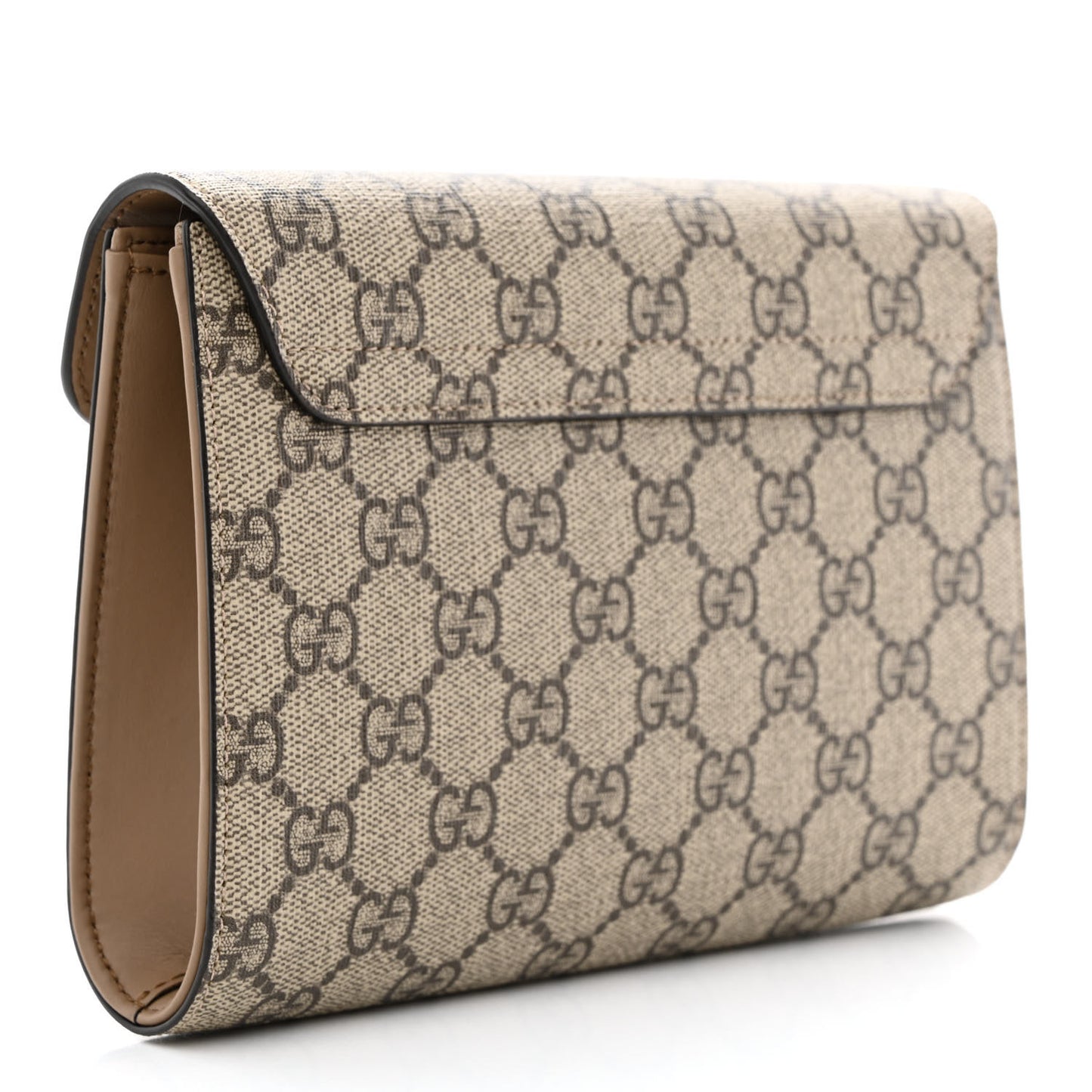 GG Supreme Monogram Dionysus Clutch Taupe