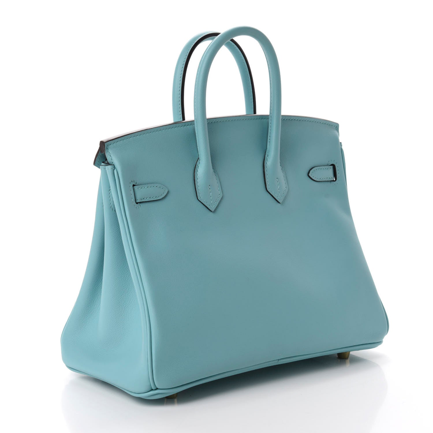 Hermes Swift Birkin 25 Bleu Atoll 3 of 14