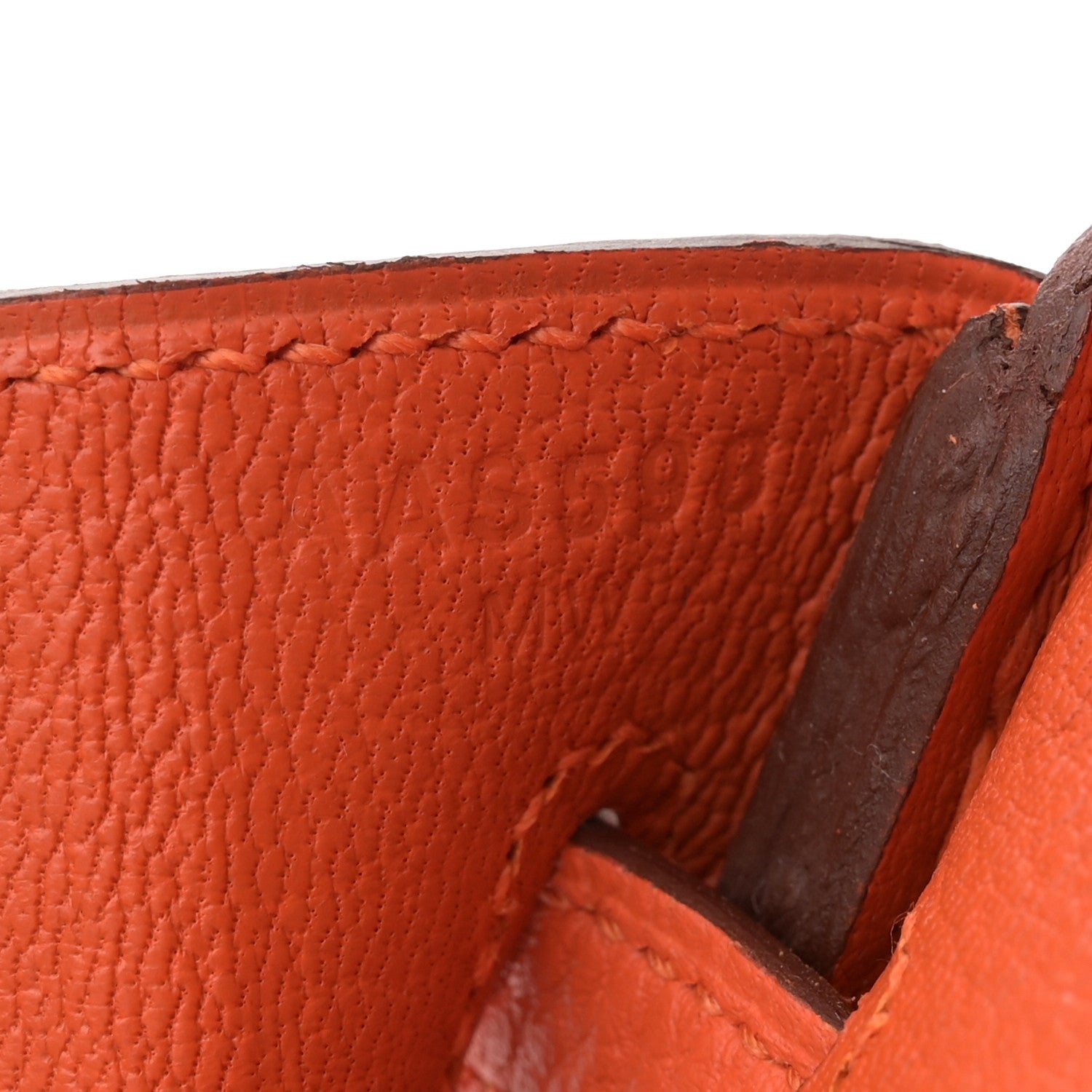 Hermes Togo Birkin 25 Feu 7 of 11