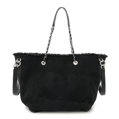 Chanel Canvas Small Double Face Tote Black 1 of 13