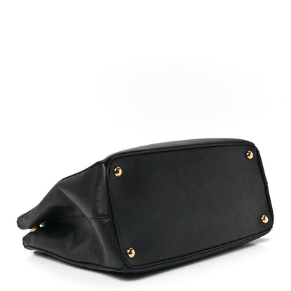 Prada Saffiano Medium Galleria Double Zip Tote Black 4 of 13