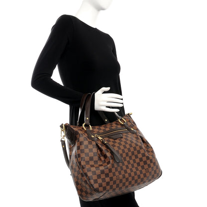 Louis Vuitton Damier Ebene Evora MM 2 of 8