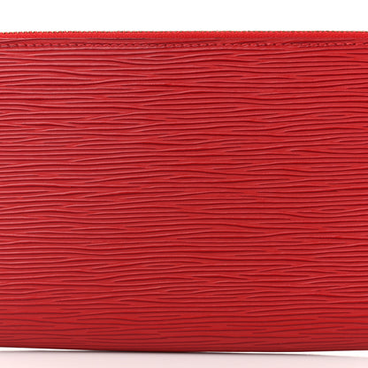 Louis Vuitton Epi Pochette Accessories 24 Castillan Red 7 of 9