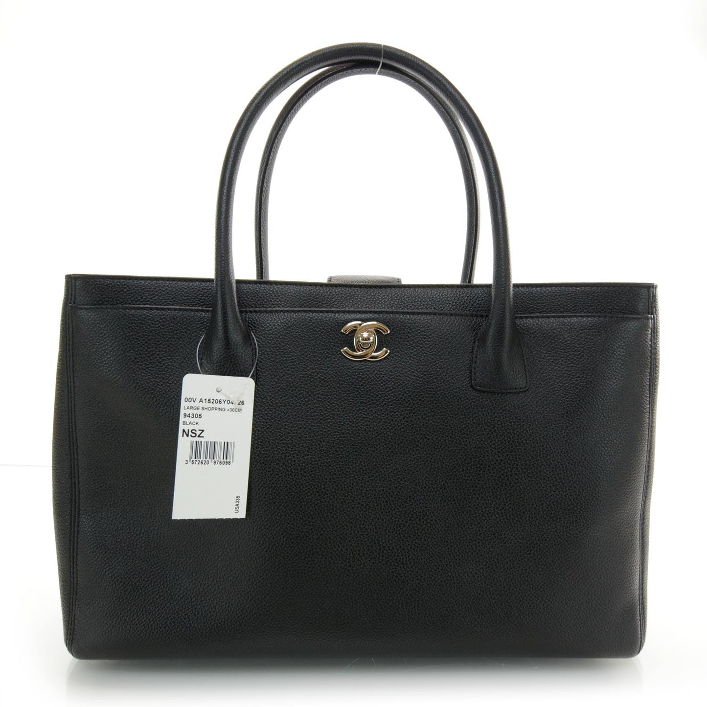 Caviar Cerf Executive Shopper Tote Black