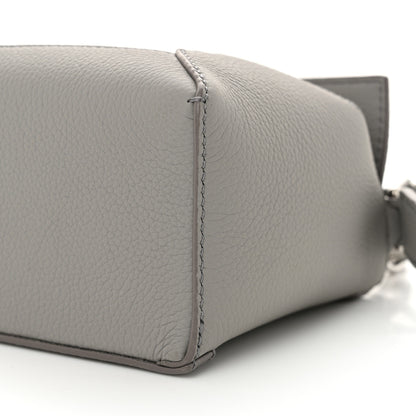 Loewe Soft Grained Calfskin Mini Puzzle Edge Bag Pearl Grey 10 of 10