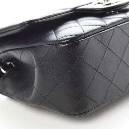 Chanel Lambskin Quilted Mini Rectangular Flap Black 5 of 9