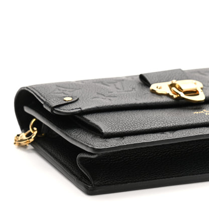 Louis Vuitton Empreinte Vavin Chain Wallet Black 8 of 9
