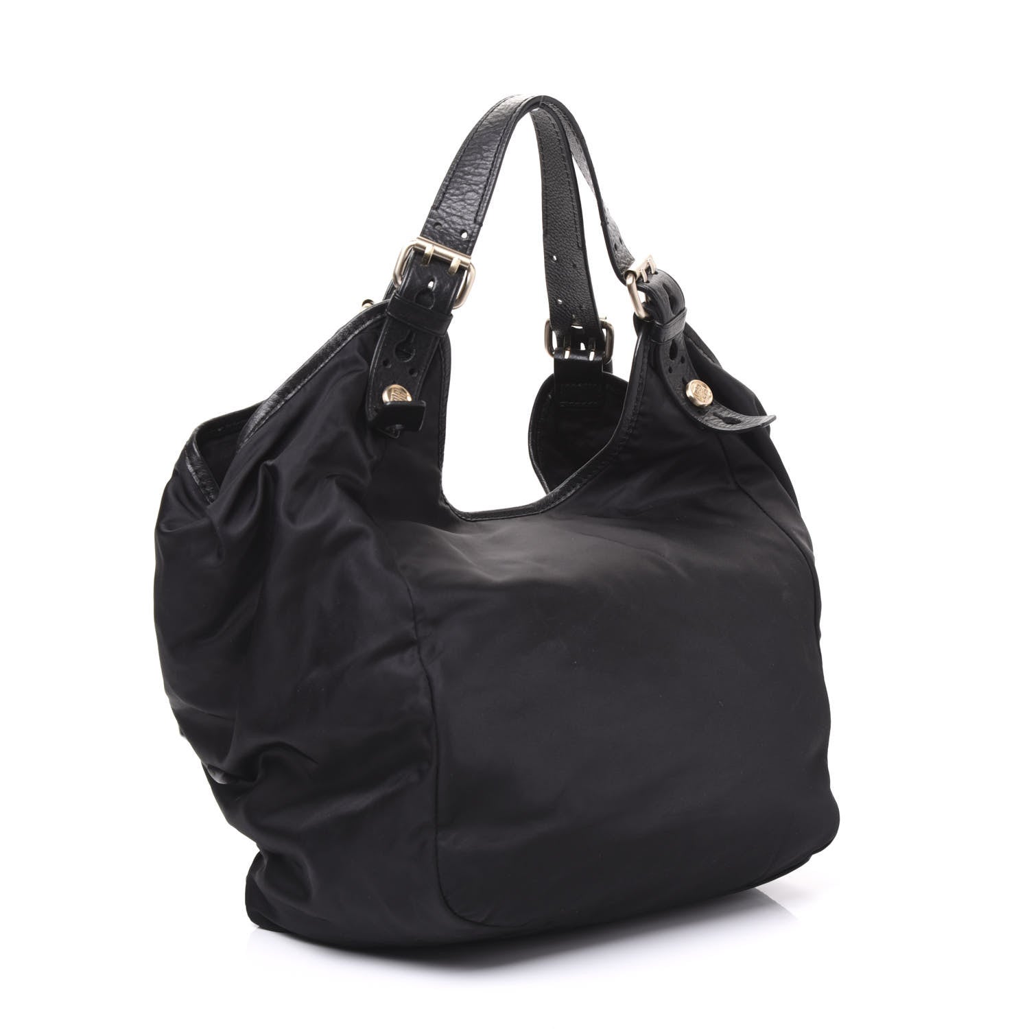 Givenchy Nylon Studded Shoulder Bag Black 2 of 10