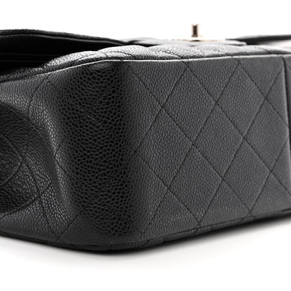 Chanel Caviar Quilted Jumbo Double Flap Black 9 of 12