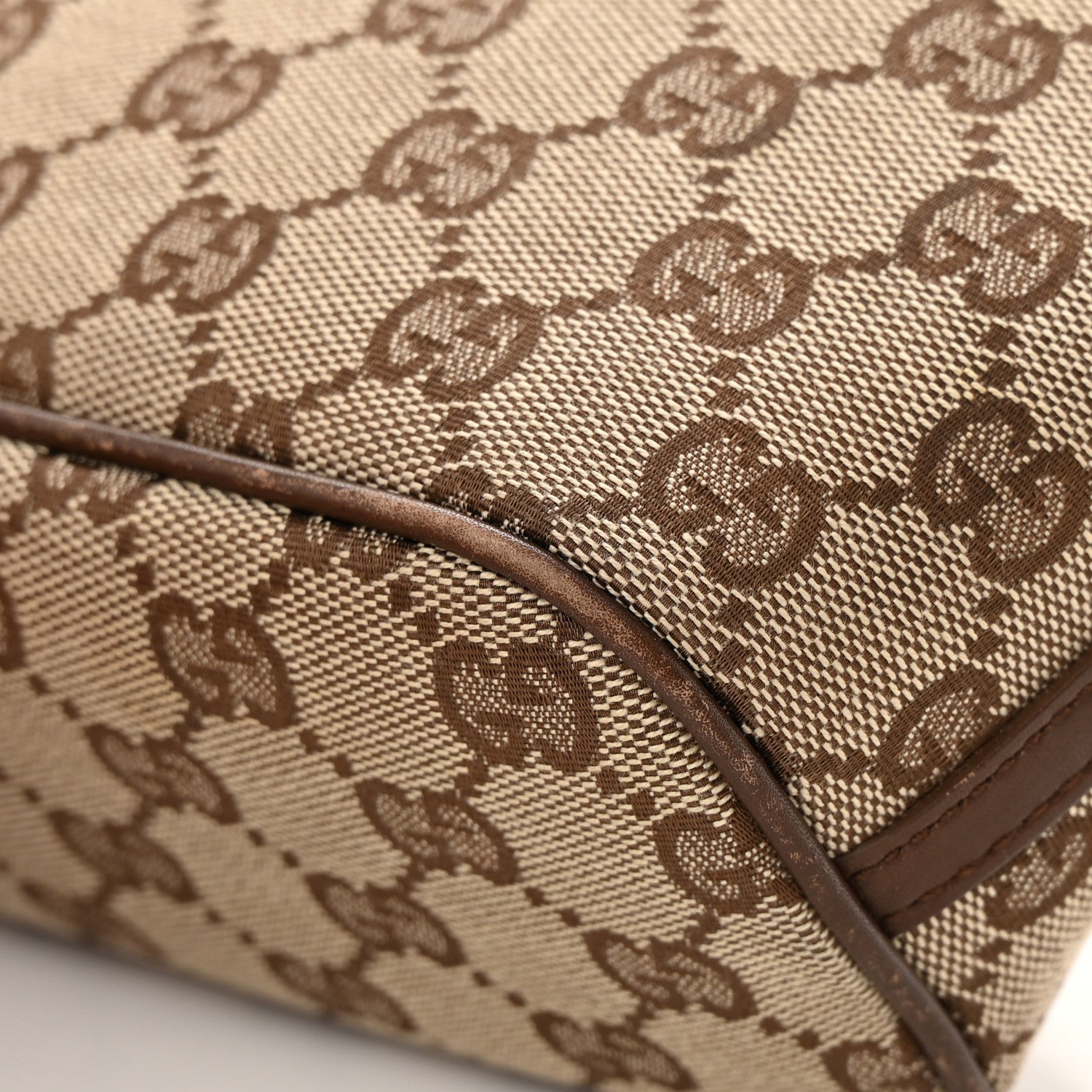 Gucci Monogram Boat Pochette Brown 10 of 17