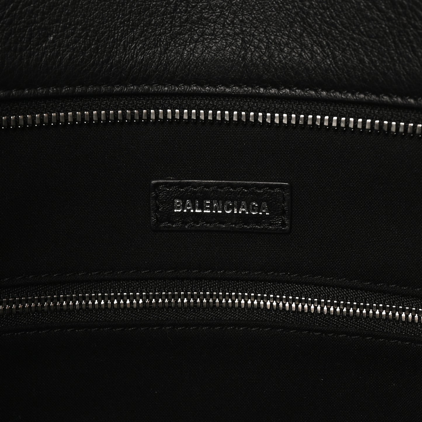 Smooth Calfskin Everyday East West Tote Bag Grey Black White