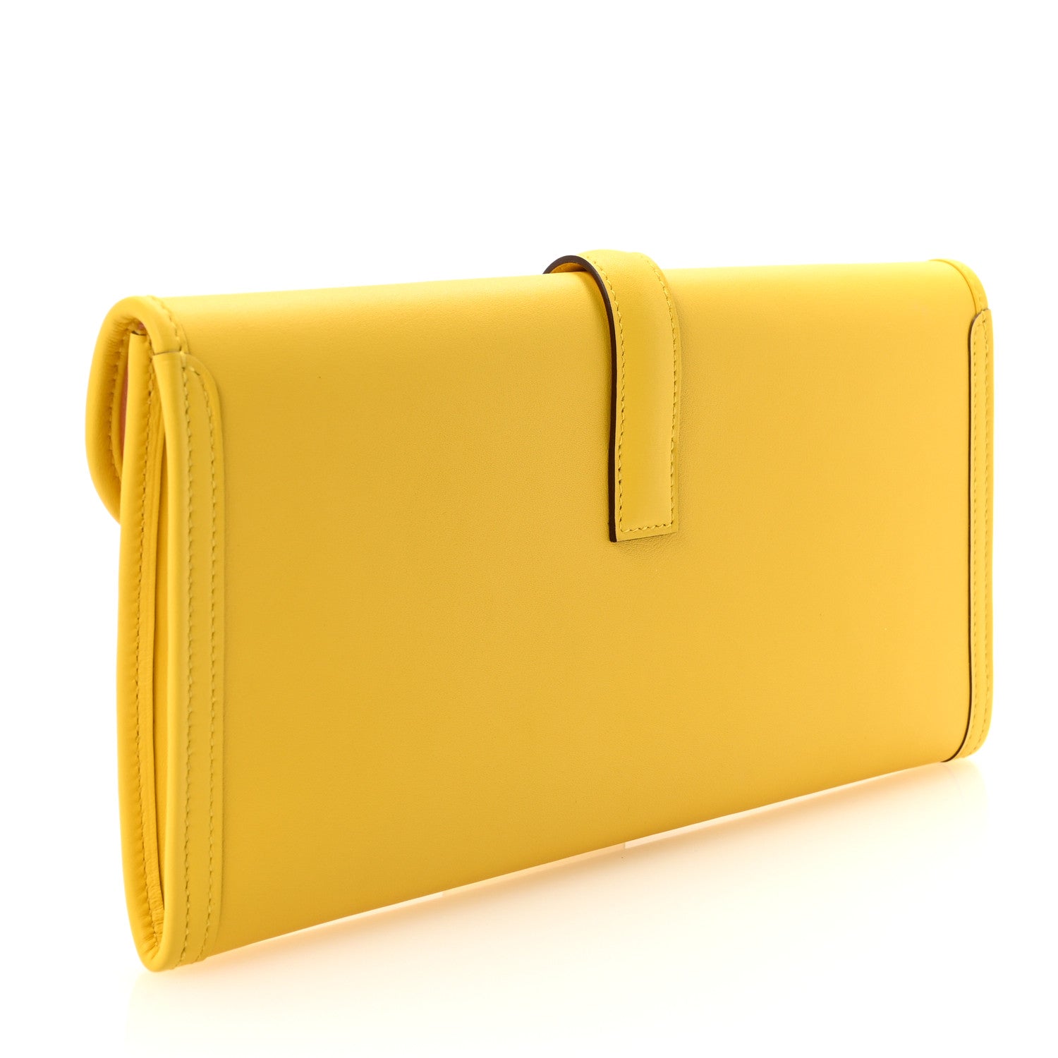 Hermes Swift Verso Jige Elan 29 Clutch Jaune De Naples Mauve Sylvestre 3 of 7