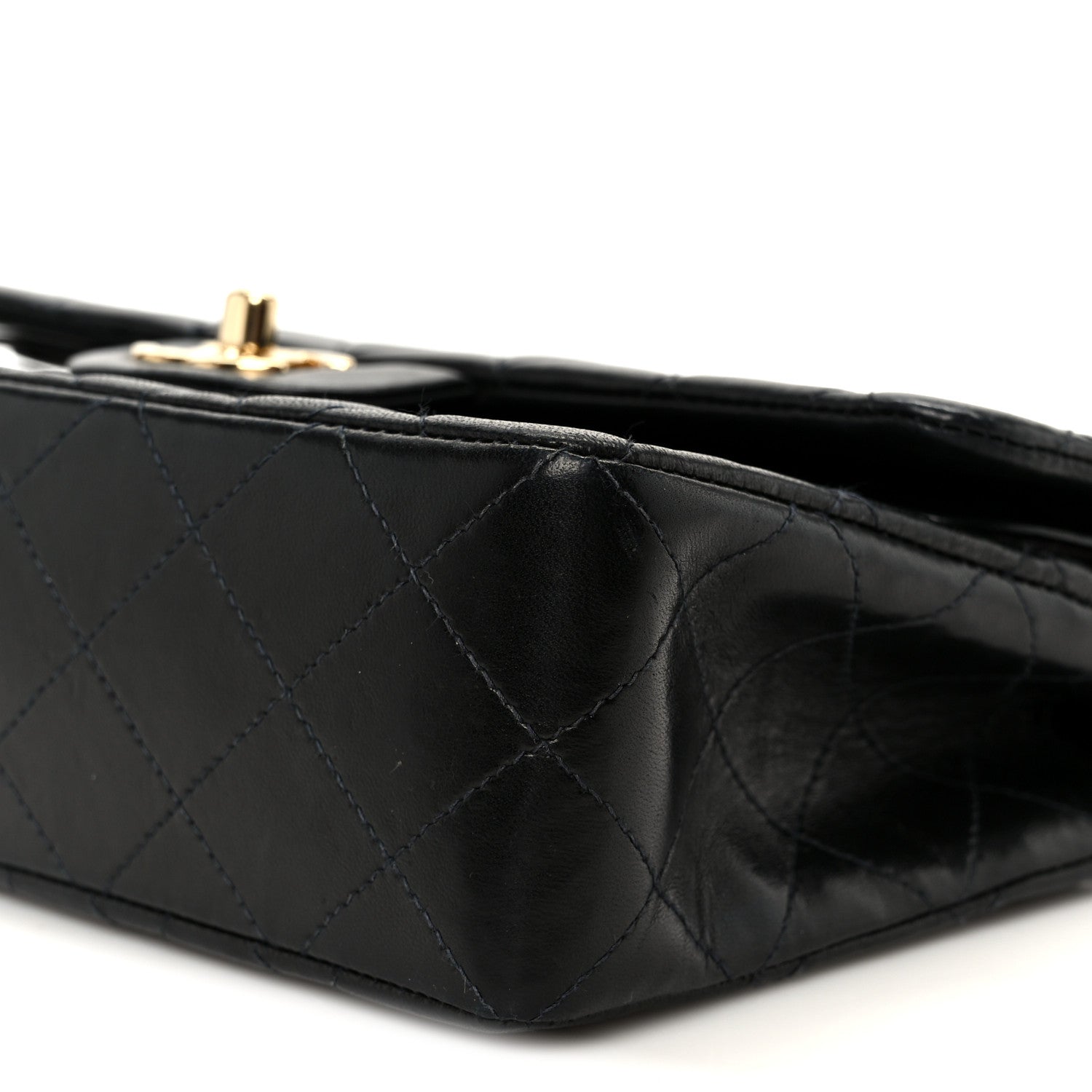 Chanel Lambskin Quilted Small Double Flap Black 11 of 12