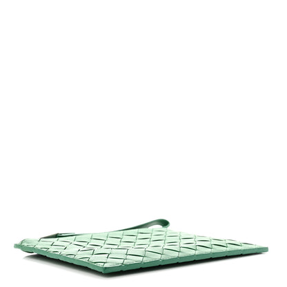 Bottega Veneta Nappa Intrecciato Wristlet Zip Wallet Racing Green 4 of 6