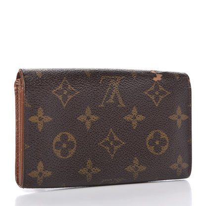 Louis Vuitton Monogram Porte-Monnaie Billets Tresor Wallet 3 of 11