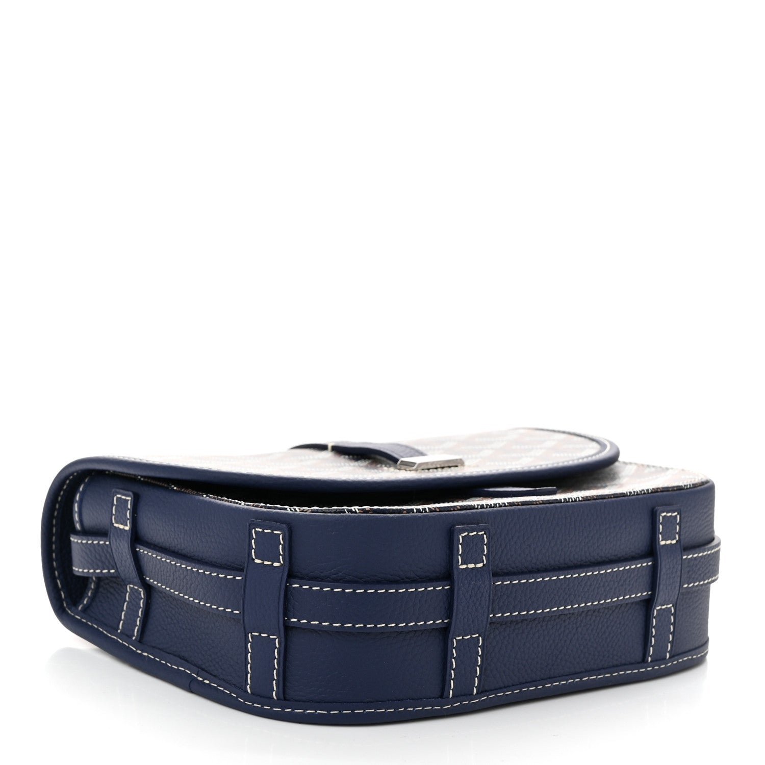 Goyard Goyardine Belvedere II MM Messenger Bag Navy 4 of 9
