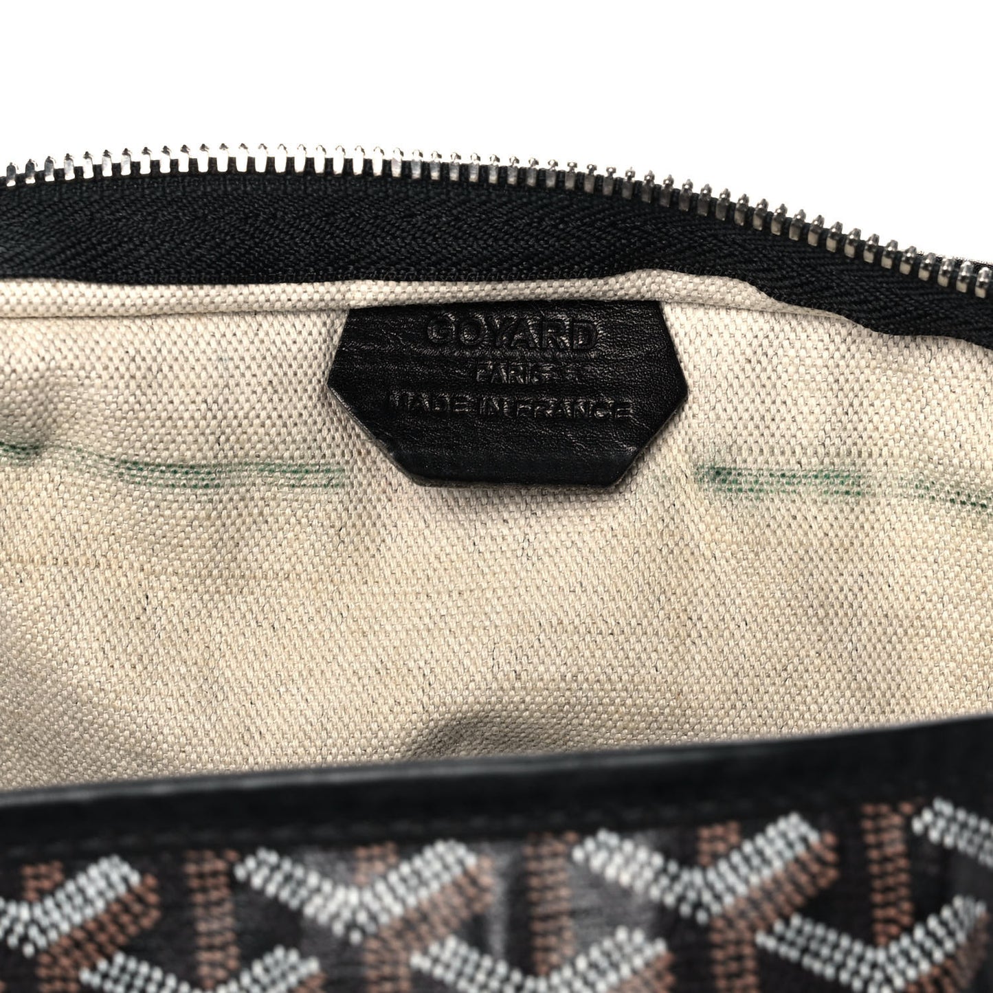 Goyardine Fidji Zip Hobo Black