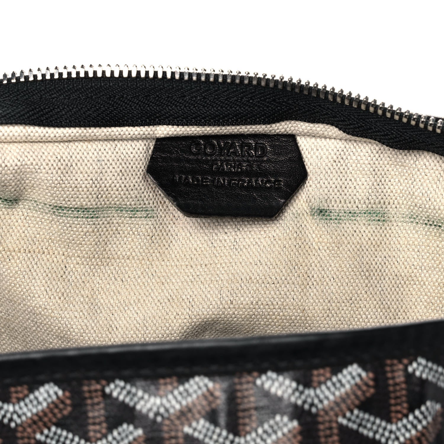 Goyard Goyardine Fidji Zip Hobo Black 12 of 17