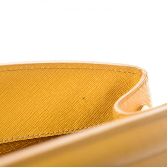 Prada Saffiano Lux Parabole Tote Mimosa 10 of 19