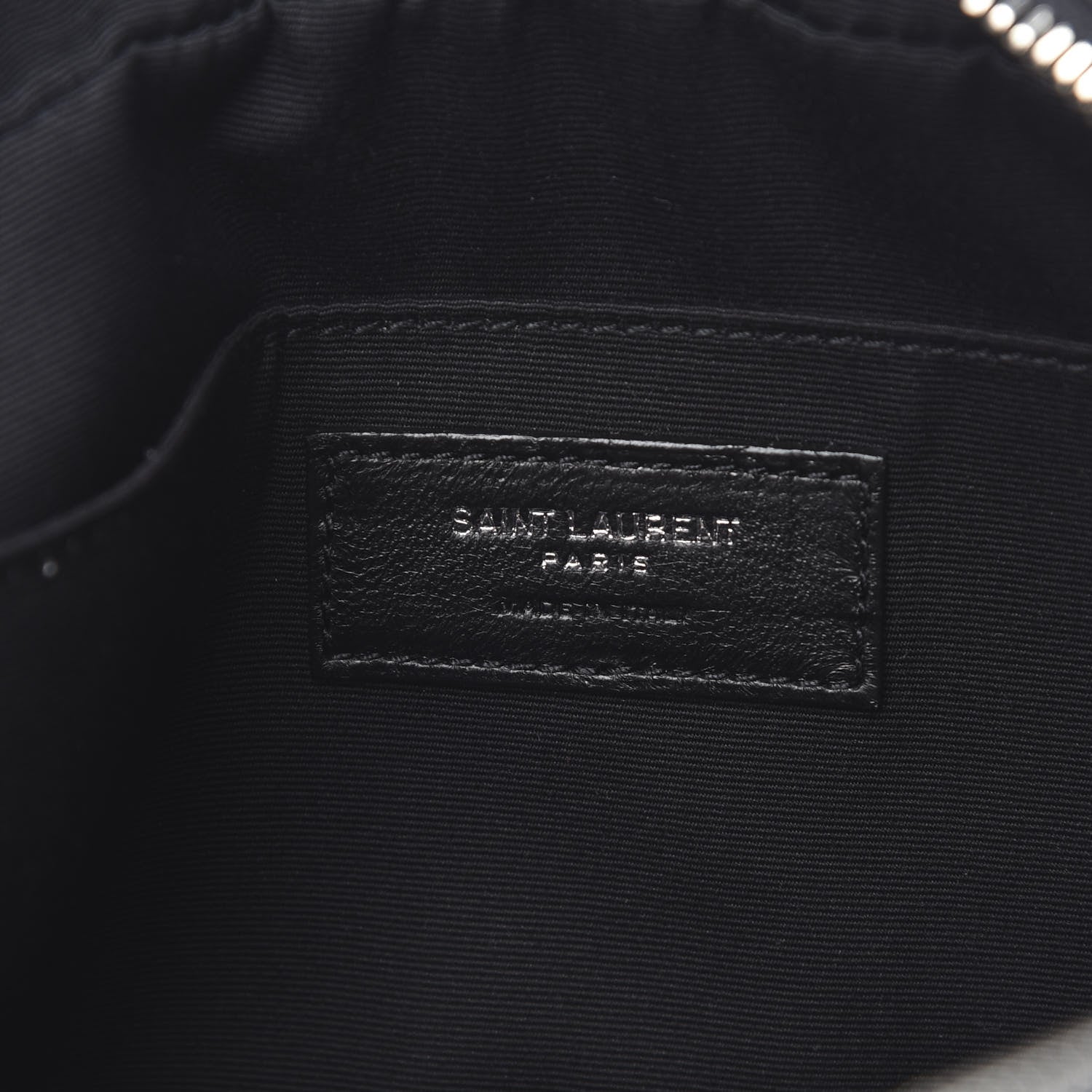 Saint Laurent Calfskin Studded Matelasse Monogram Lou Camera Bag Black 6 of 10