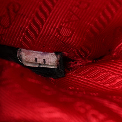 Prada Saffiano Lux Bowler Fuoco 8 of 17