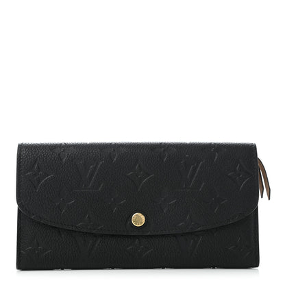 Louis Vuitton Empreinte Emilie Wallet Black Dune 1 of 6