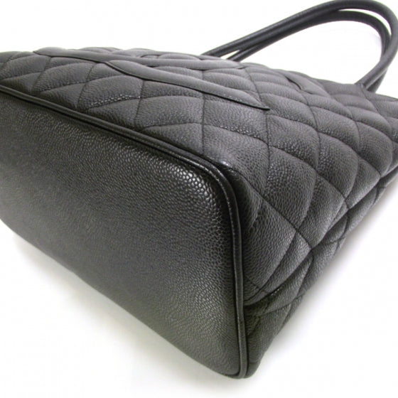 Chanel Caviar Medallion Tote Black 5 of 11