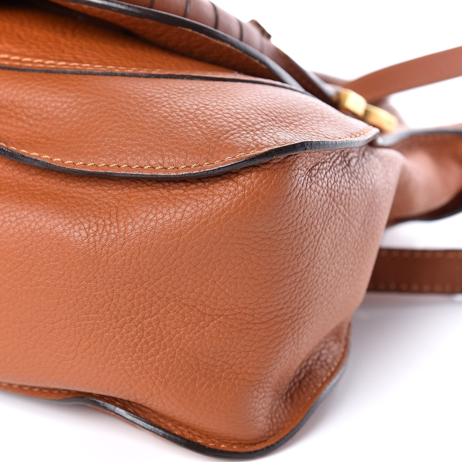 Chloe Calfskin Medium Marcie Satchel Tan 10 of 10
