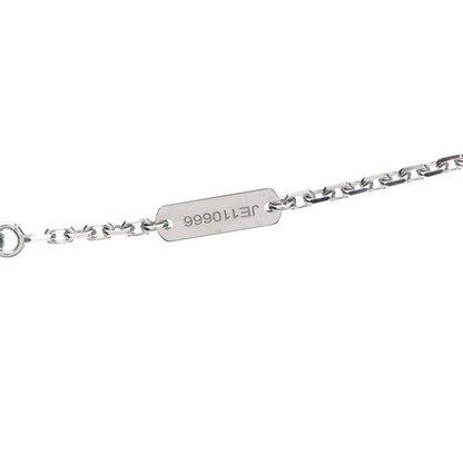 Van Cleef & Arpels 18K White Gold Mother of Pearl Magic Alhambra Pendant Necklace 5 of 6