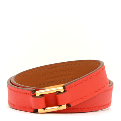 Hermes Swift Rivale Double Tour Bracelet S Capucine 3 of 9