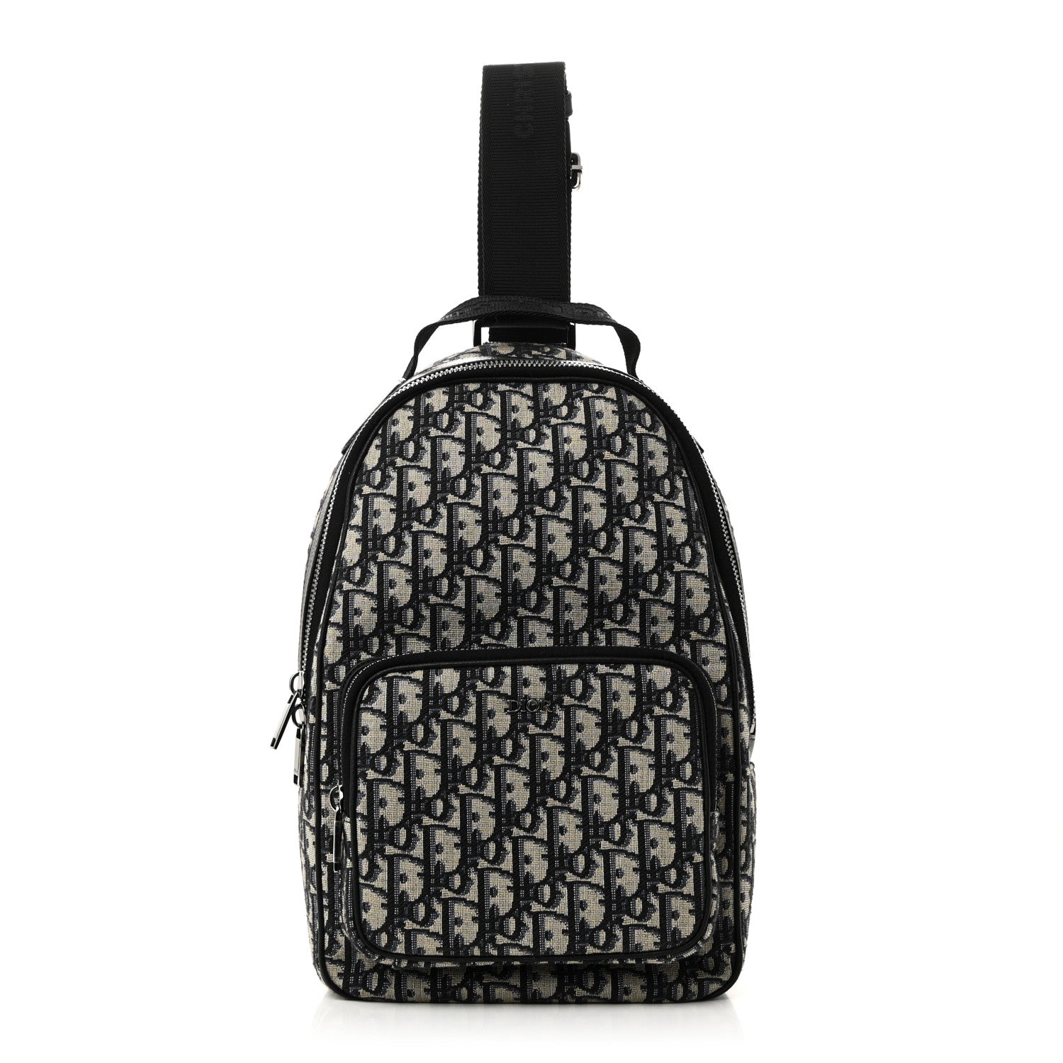 Christian Dior Oblique Mini Rider Backpack Black 1 of 10