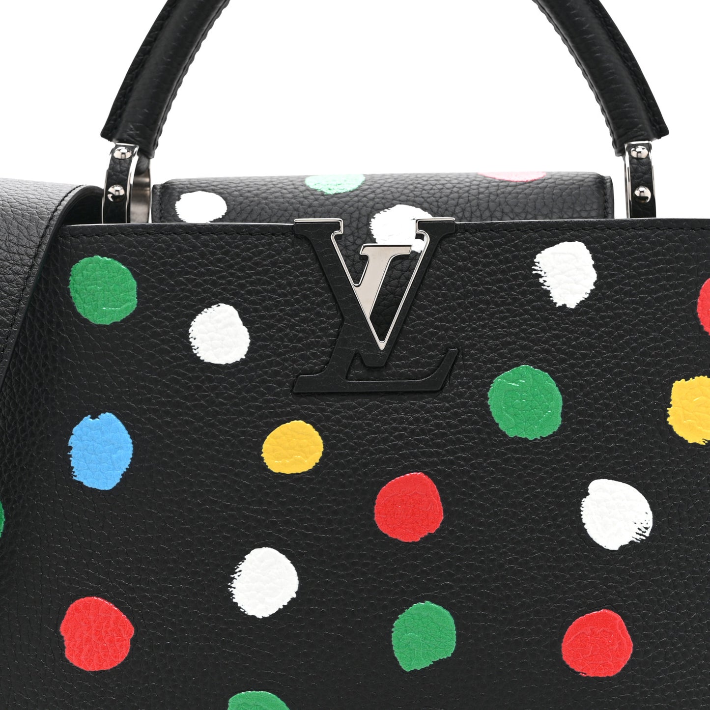 LV X YK Taurillon Capucine MM Black