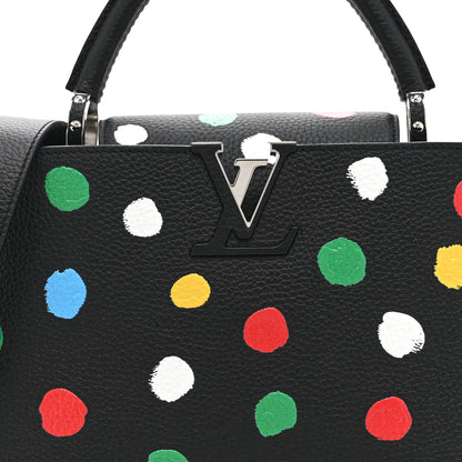 Louis Vuitton LV X YK Taurillon Capucine MM Black 8 of 10