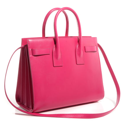 Saint Laurent Calfskin Small Sac De Jour Lipstick Pink 3 of 10