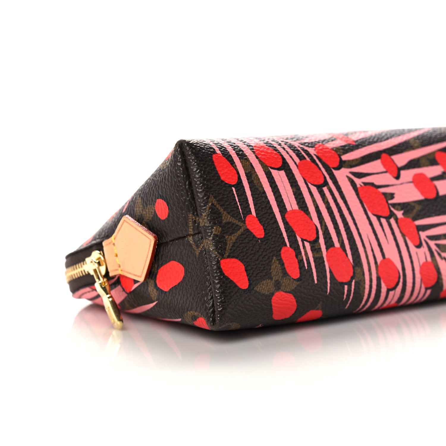 Louis Vuitton Monogram Jungle Dots Cosmetic Pouch Sugar Pink Poppy 7 of 9