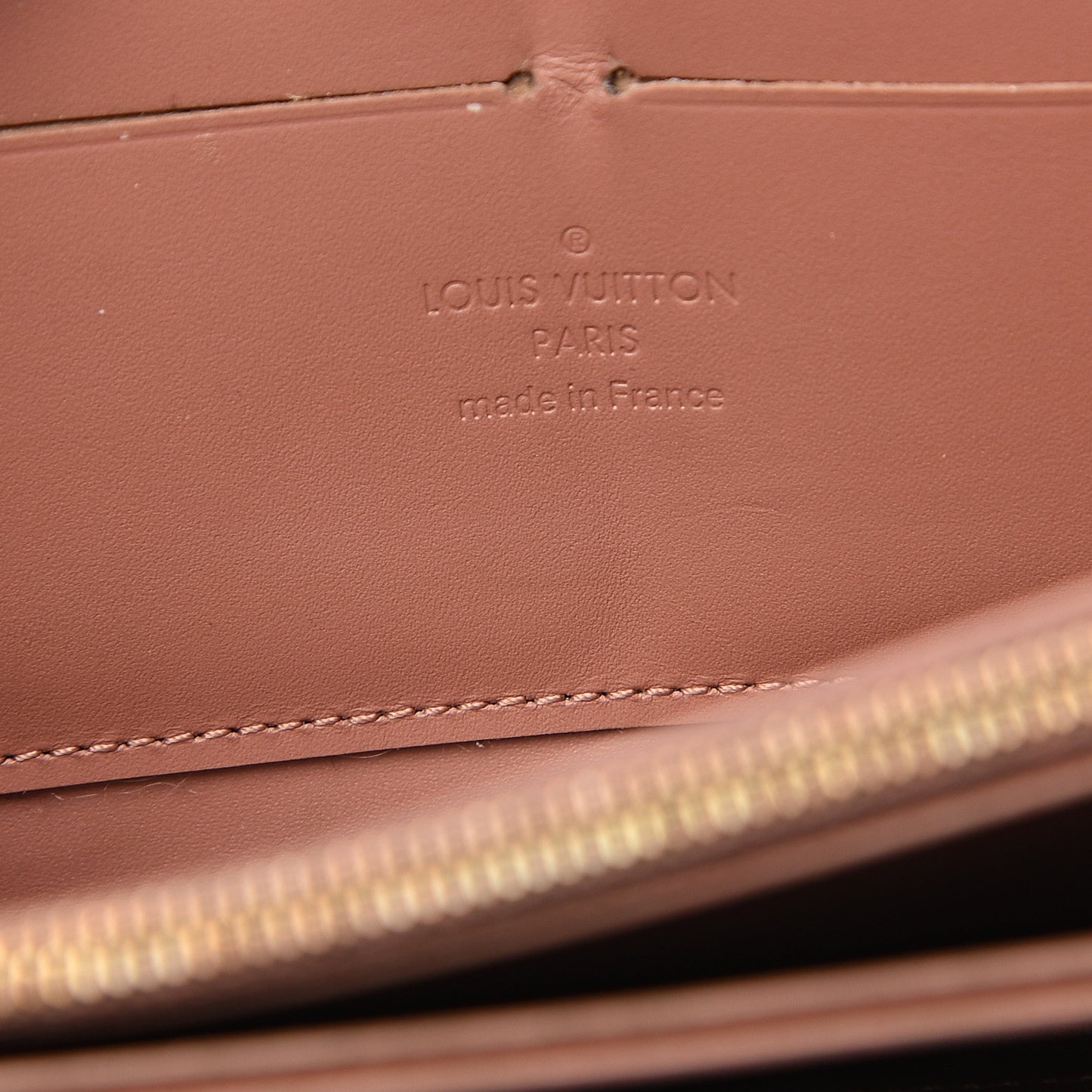 Vernis Zippy Wallet Rose Velours