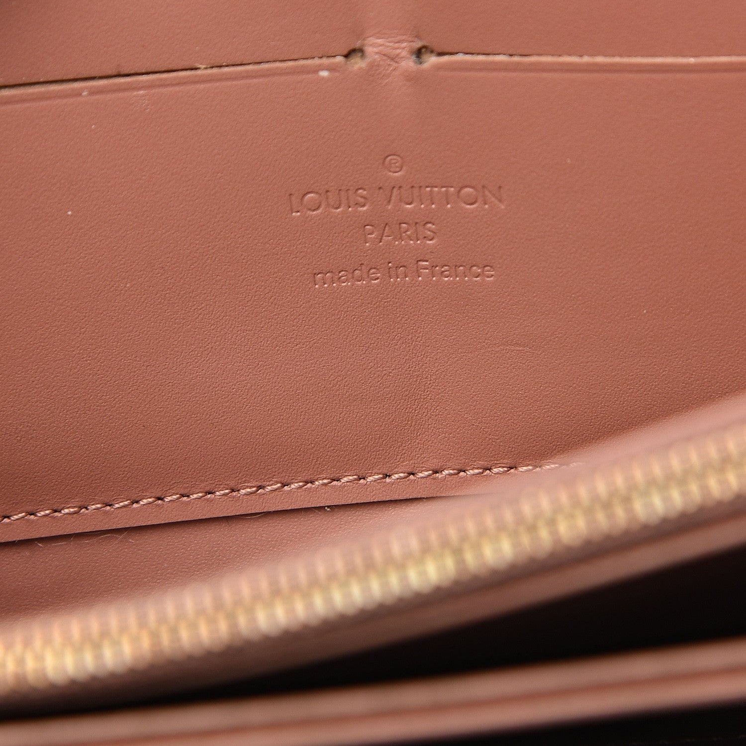 Louis Vuitton Vernis Zippy Wallet Rose Velours 5 of 16