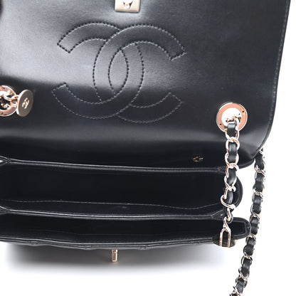Chanel Lambskin Quilted Small Trendy CC Dual Handle Flap Bag Black 4 of 4